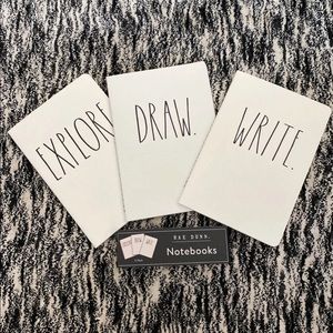 Rae Dunn trio notebook